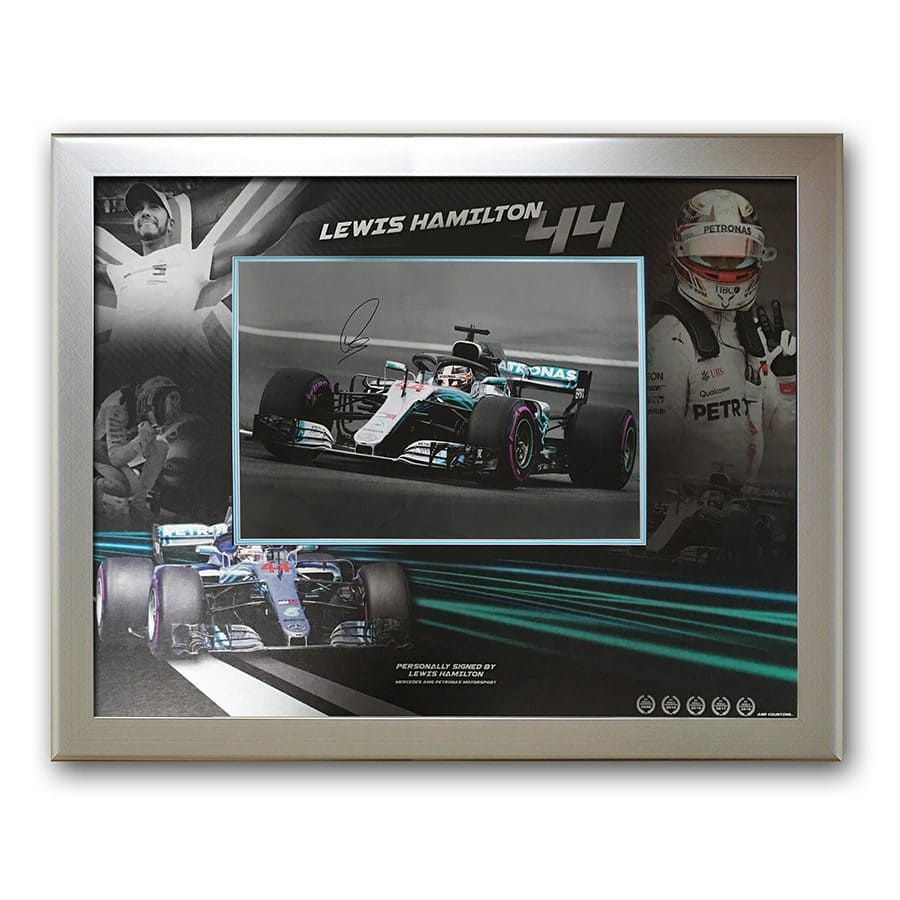 Lewis Hamilton Signed Photo