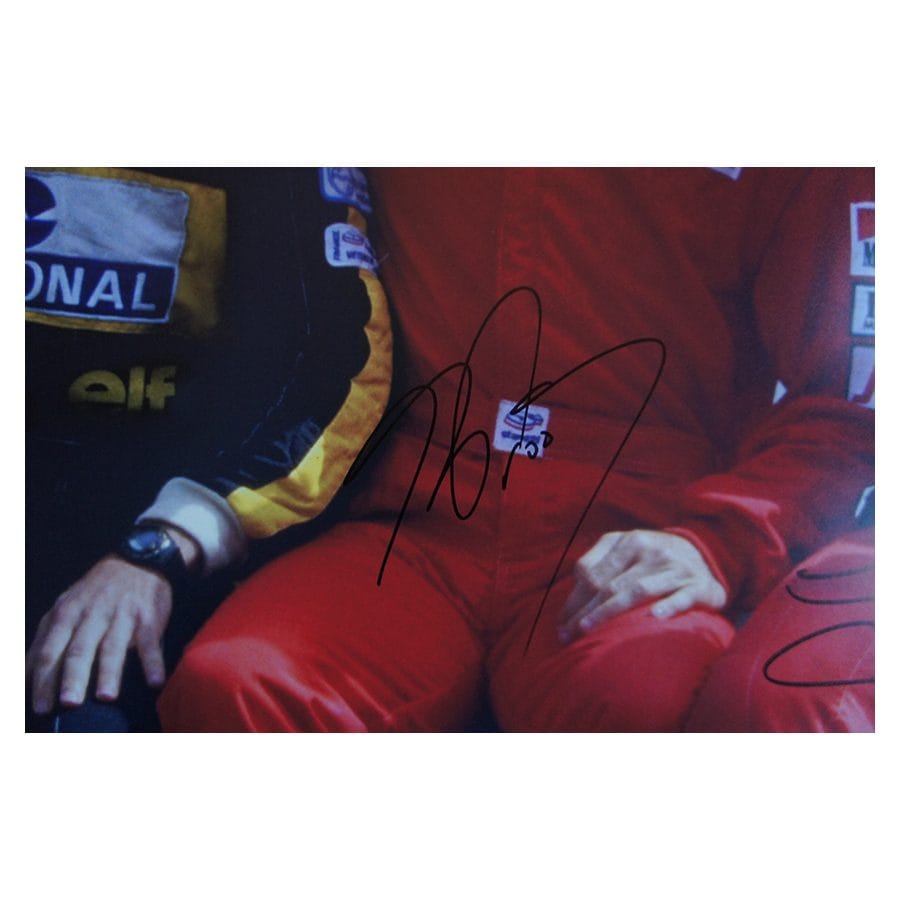 Mansell, Prost, Pique Signed Print