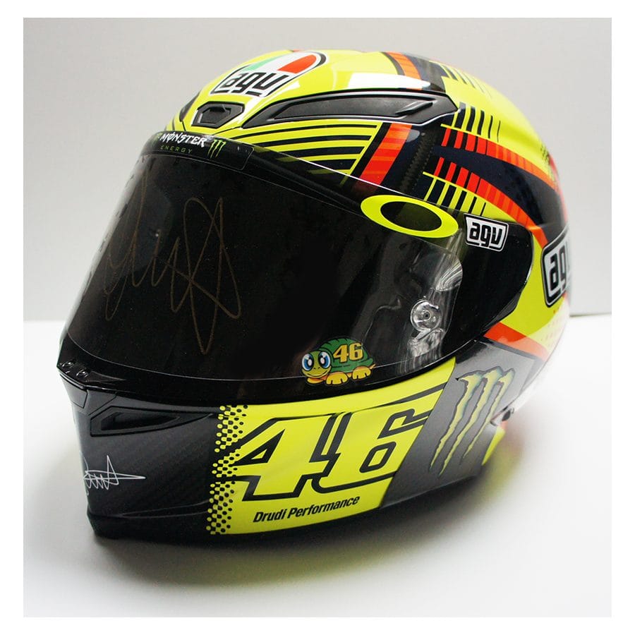 Rossi Valentino Signed Soleluna Helmet