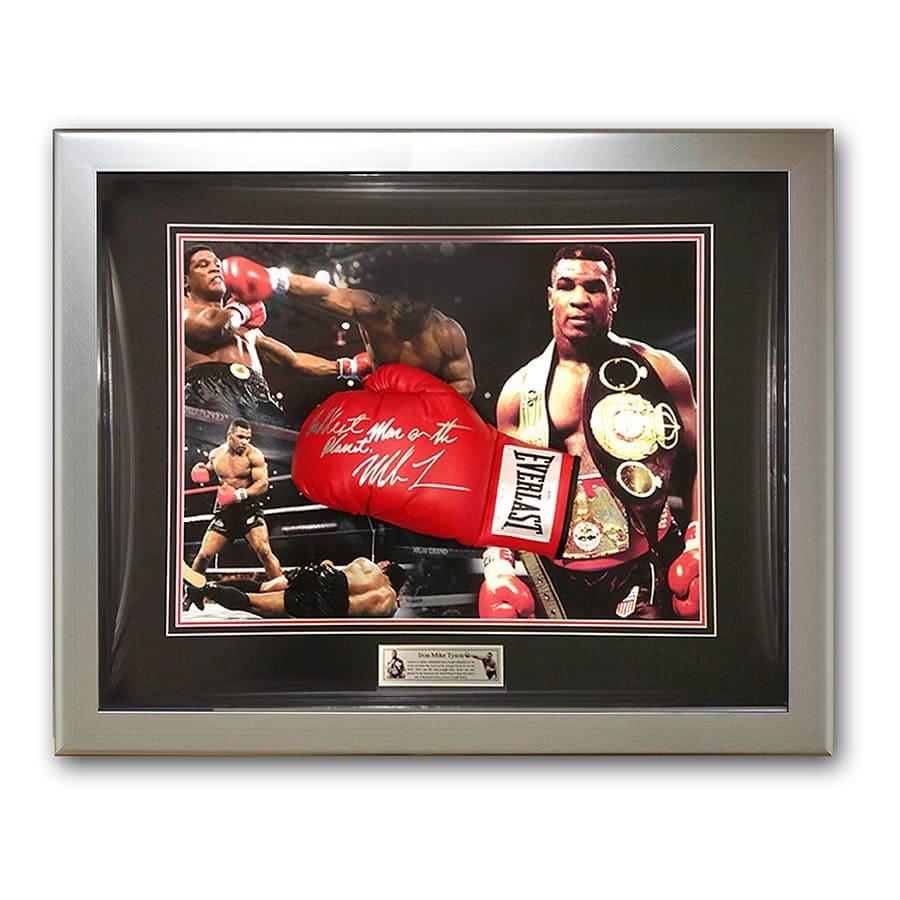 Signed Mike Tyson Glove