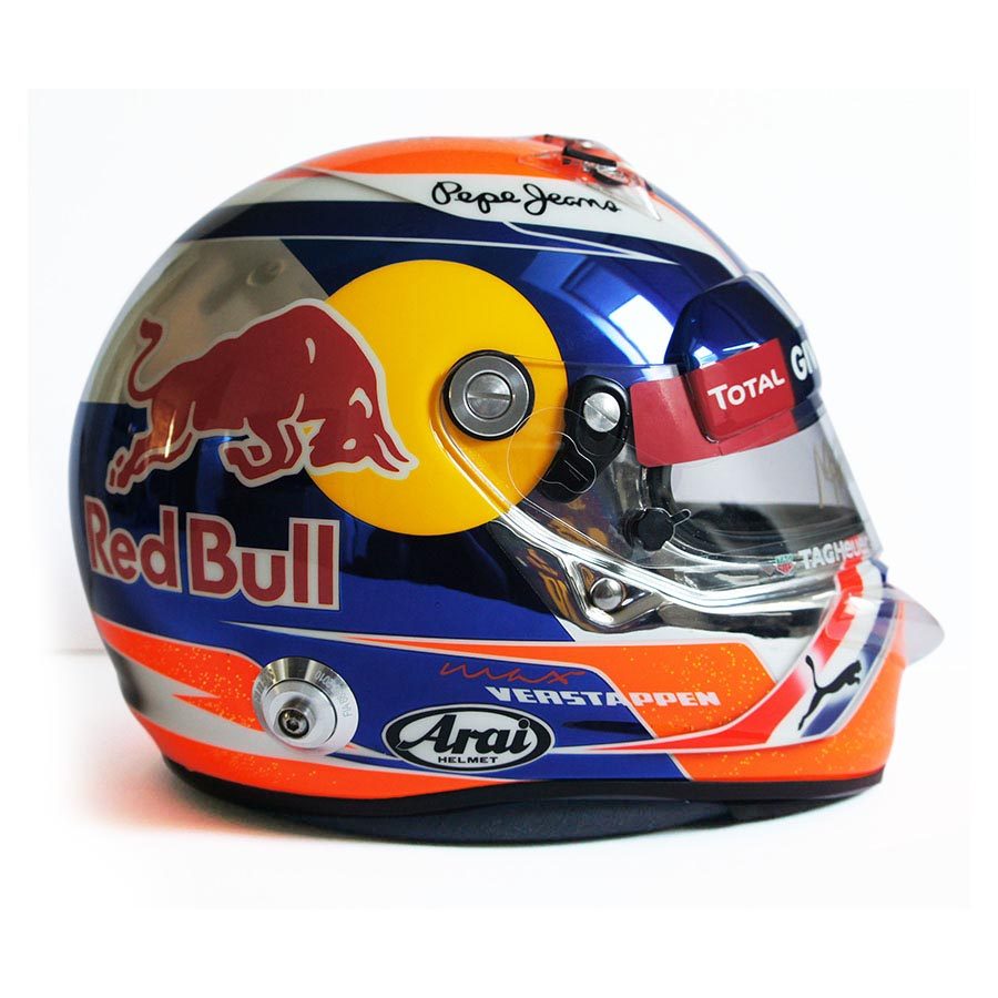 Signed Max Verstappen Helmet – Red Bull Racing