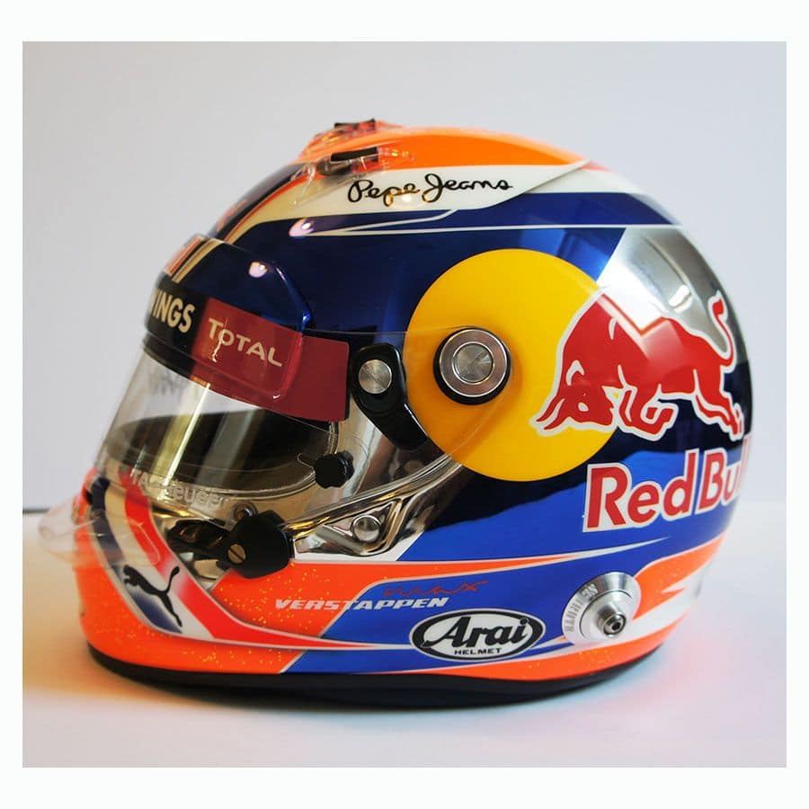 Signed Max Verstappen Helmet - Red Bull Racing - Elite Exclusives
