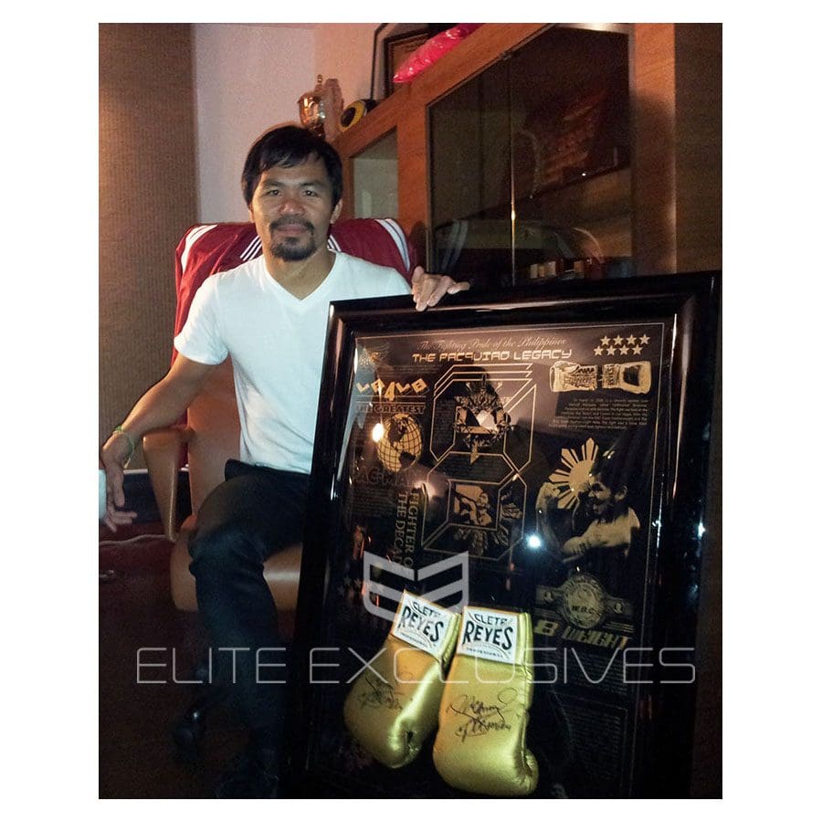 Signed Manny Pacquiao Gloves