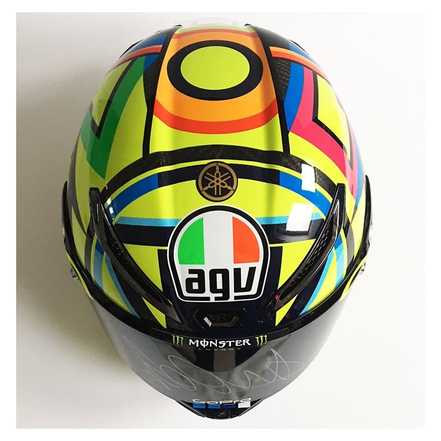Valentino Rossi Signed Soleluna GP R Helmet