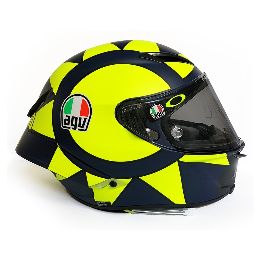Valentino Rossi Signed 2019 Soleluna GP-RR Helmet
