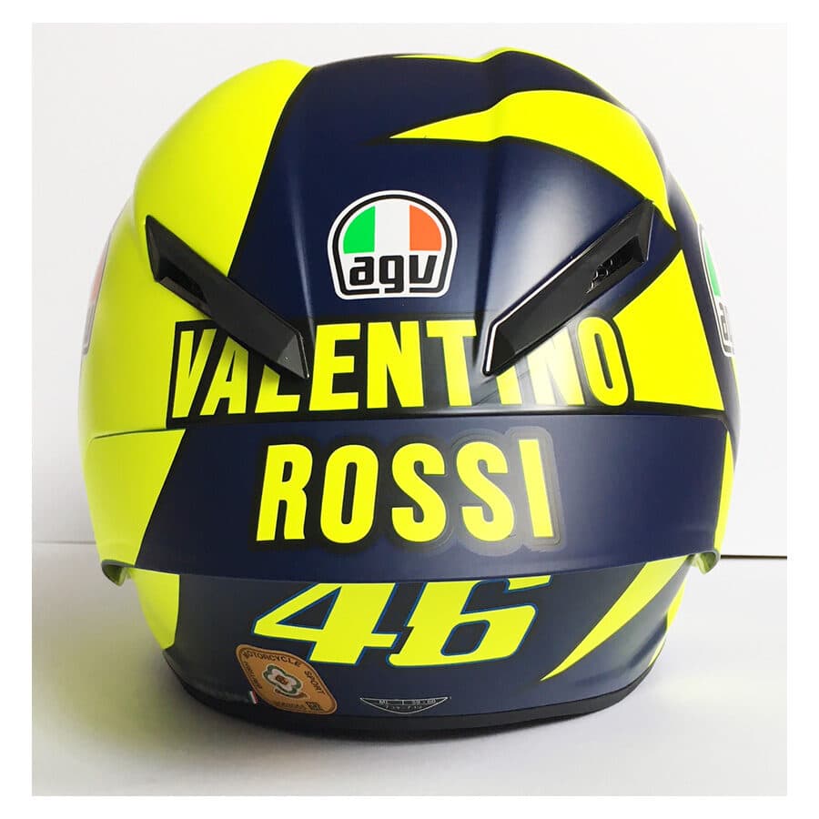 Valentino Rossi Signed 2018 Soleluna GPR Helmet