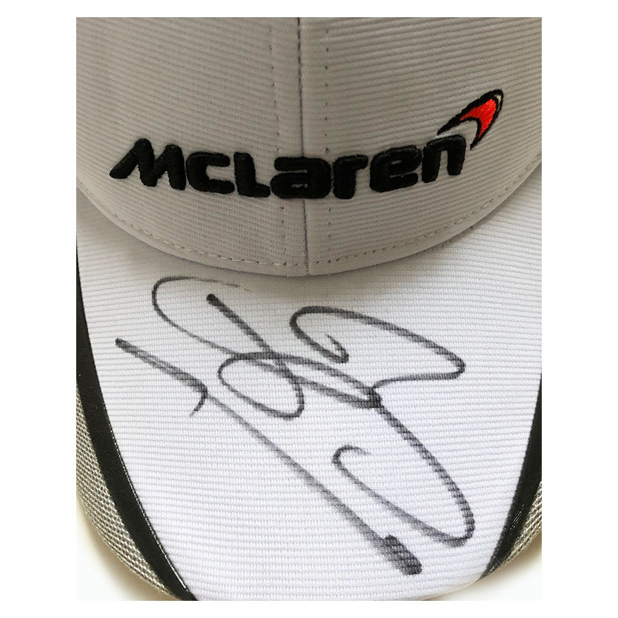 mclaren signed cap