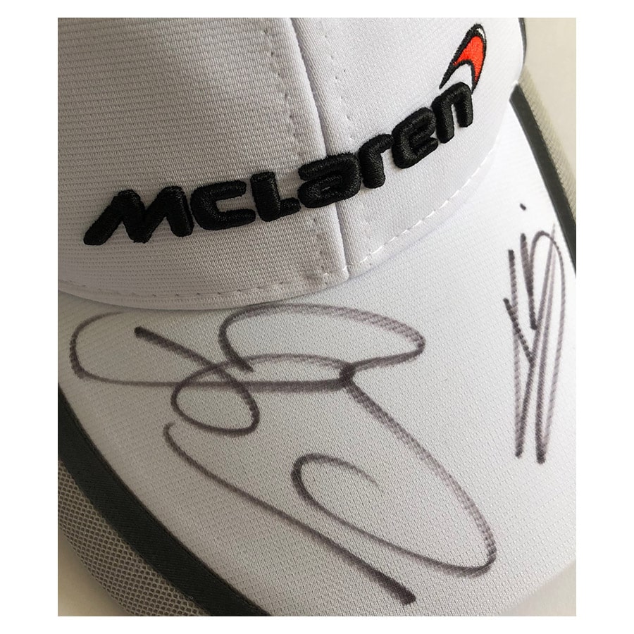 Jenson Button Signed McLaren Cap