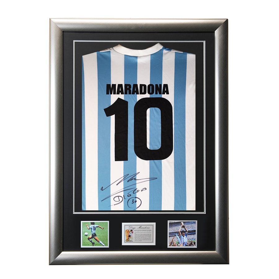 Diego Maradona Signed Argentina Shirt 
