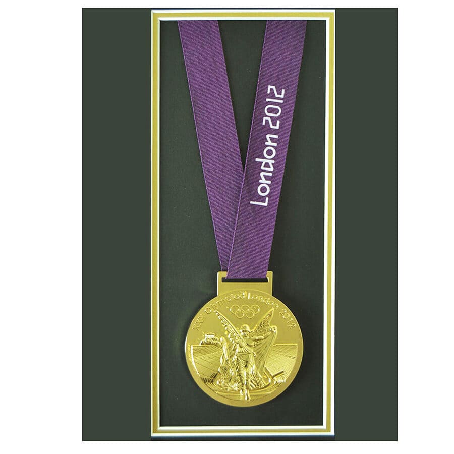 Sir Mo Farah Signed 2012 Olympic Replica Medal