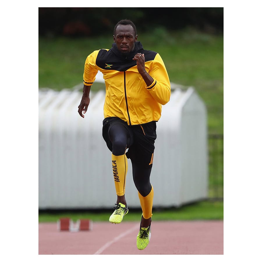 Usain Bolt Signed & Used Puma Running Spikes