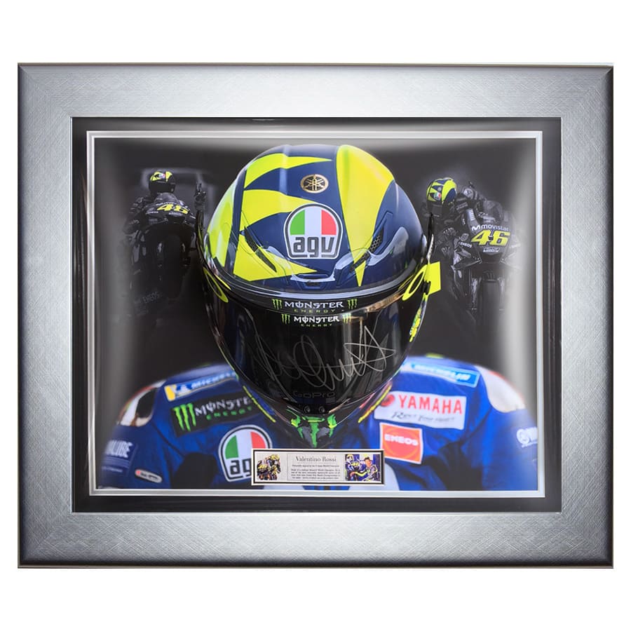 Valentino Rossi Signed AGV Pista Rare Race Spec Visor