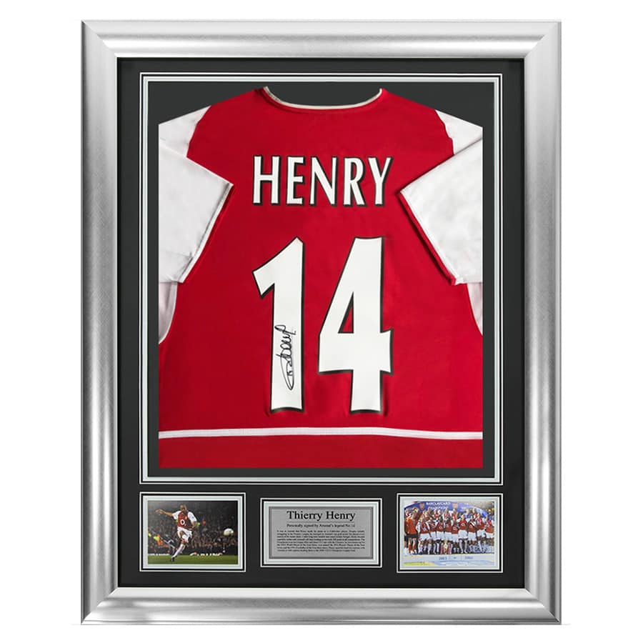 thierry henry signed jersey