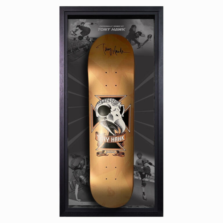 Tony Hawk Signed Skateboard Deck Gold Elite Exclusives