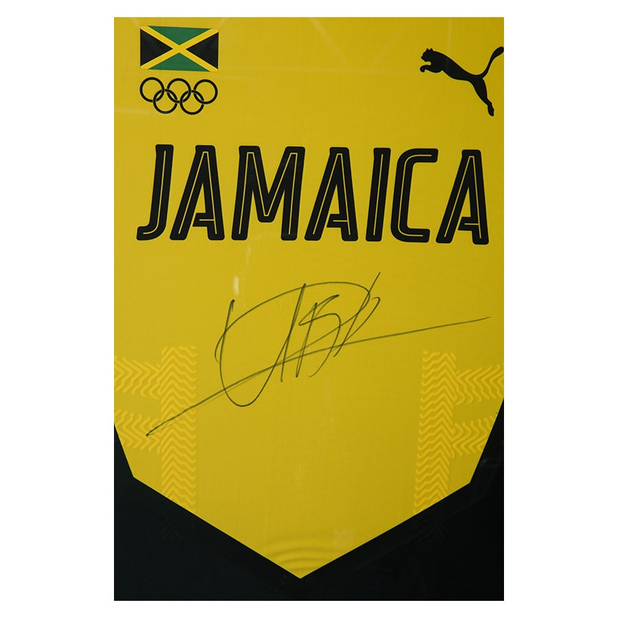 Usain Bolt Signed 2016 Rio Olympics Jamaica Singlet