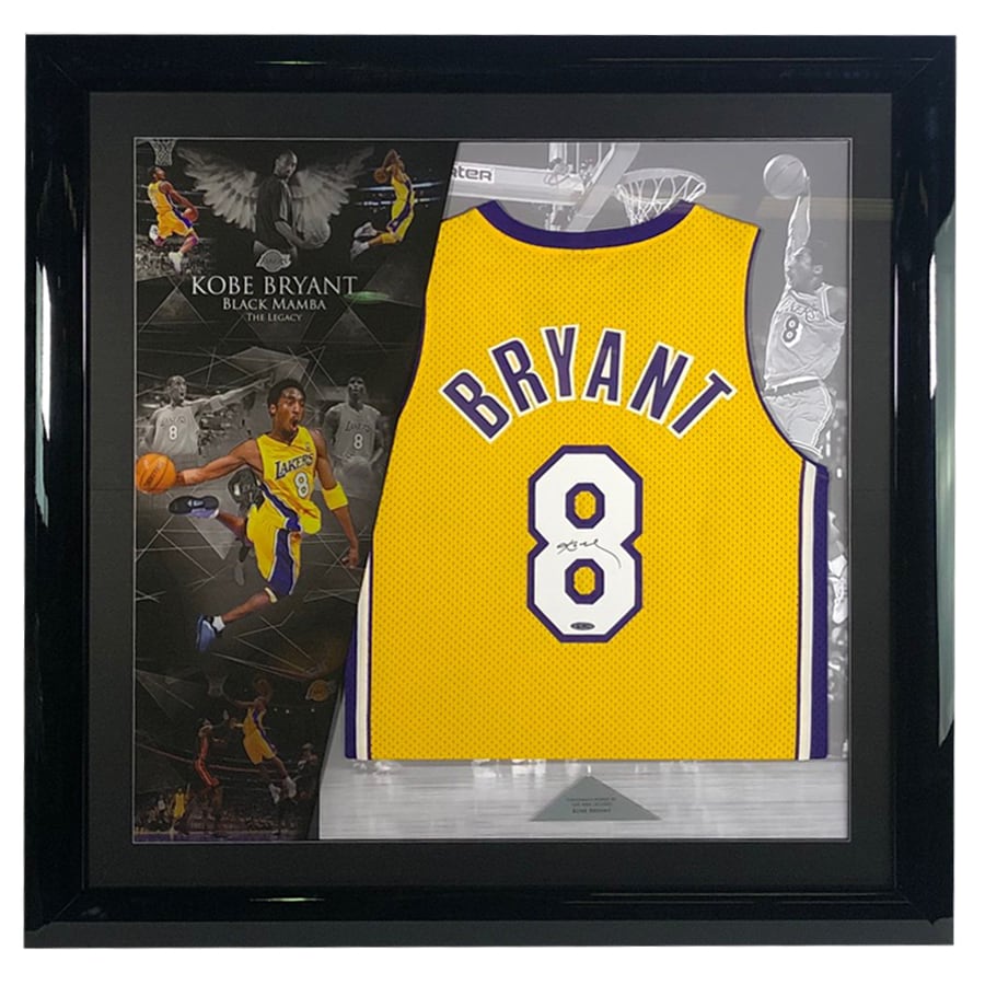 Kobe Bryant Signed LA Lakers Jersey - The Legacy Display