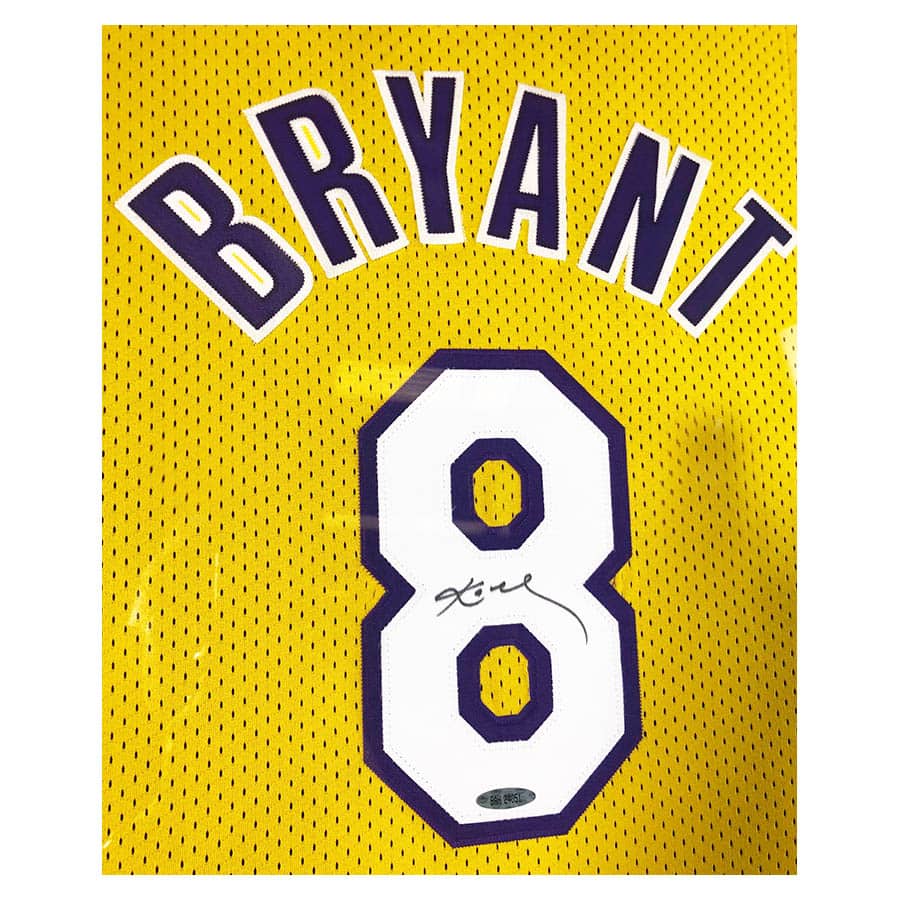 Kobe Bryant Signed LA Lakers Jersey - The Legacy Display