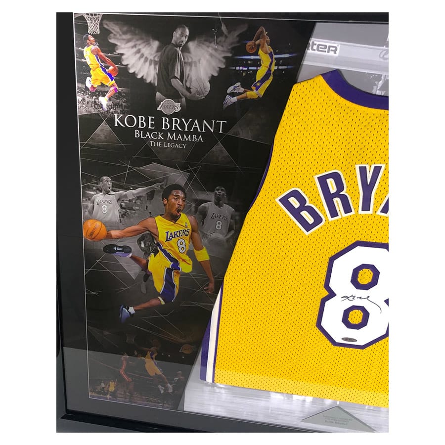 Kobe Bryant Signed LA Lakers Jersey - The Legacy Display - Elite Exclusives