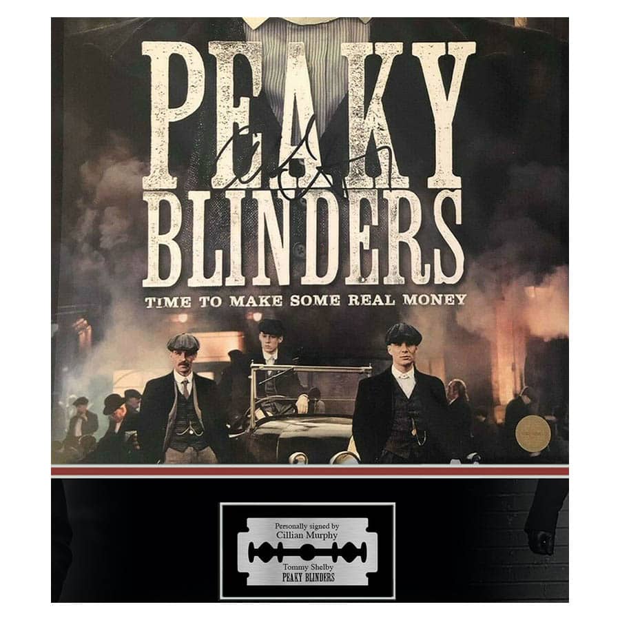 Cillian Murphy Signed Peaky Blinders Display