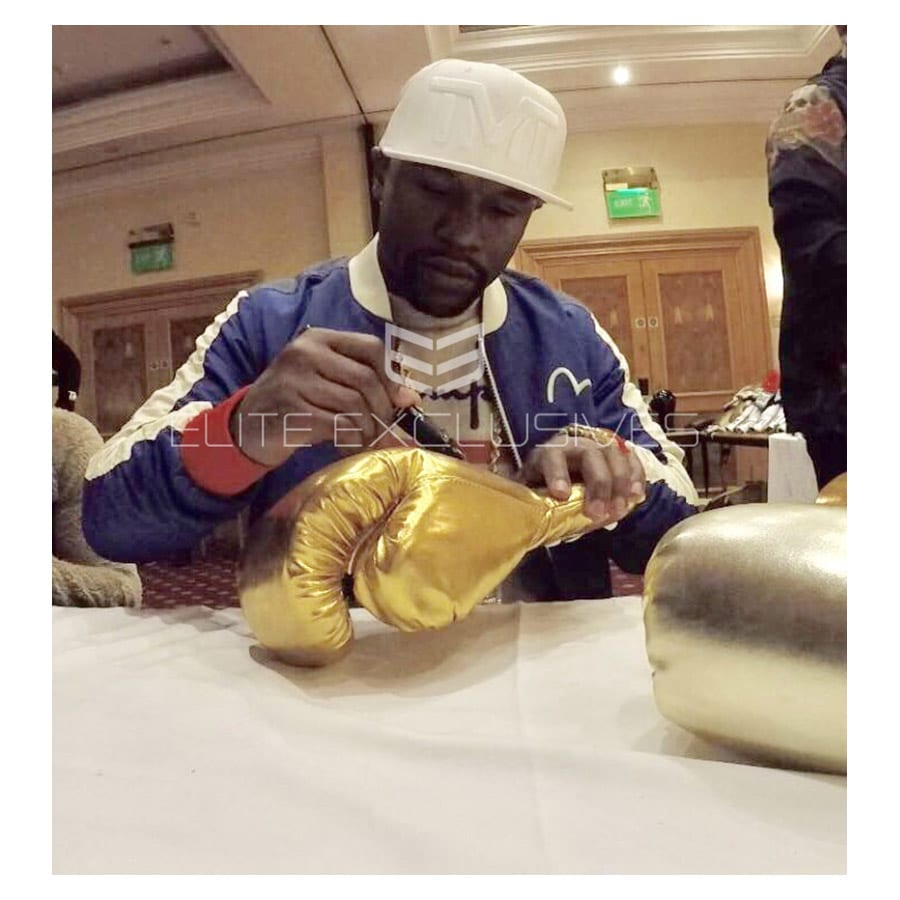 Floyd Mayweather Signed Boxing Glove - The Legacy