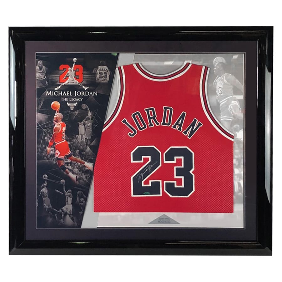 Michael Jordan Signed Chicago Bulls Jersey - The Legacy - Upper Deck UDA
