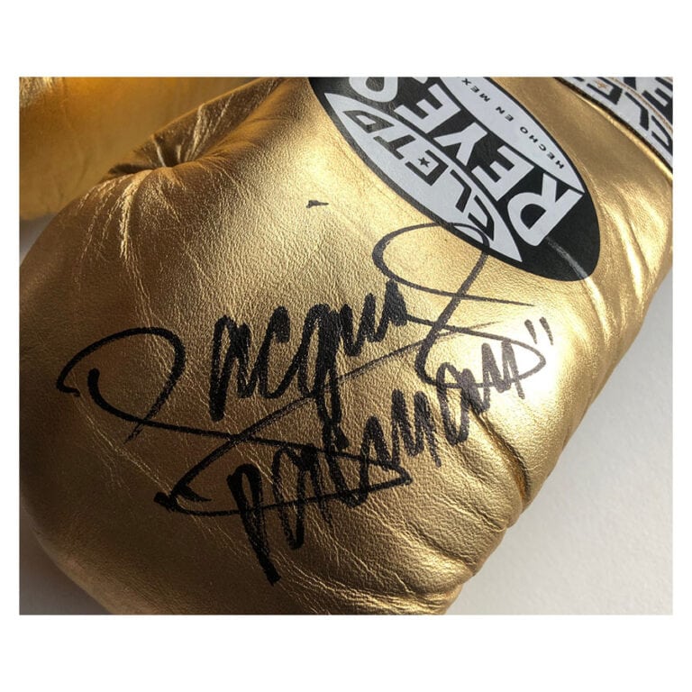 Signed Manny Pacquiao Pro Reyes Gloves – The Legacy Edition 1/1 – Elite ...