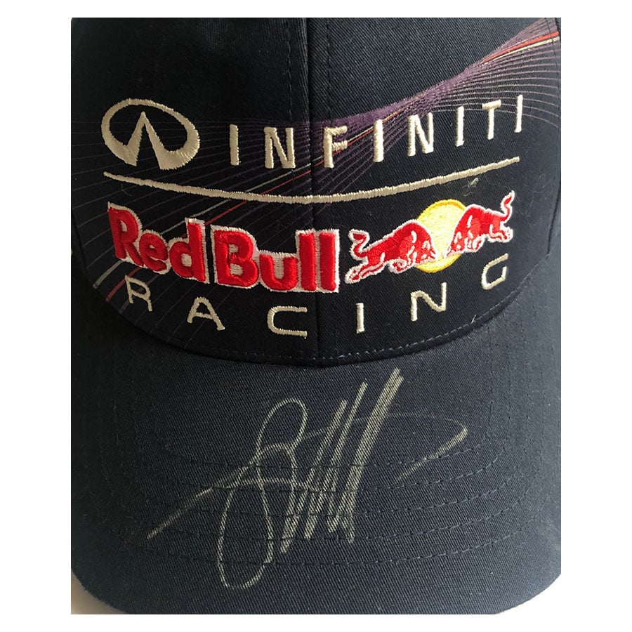 Sebastian Vettel Signed Cap Red Bull Racing
