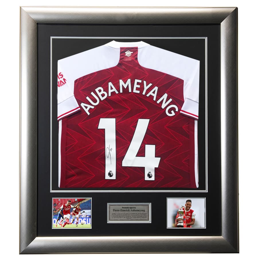 Pierre-Emerick Aubameyang Signed Arsenal FC Shirt