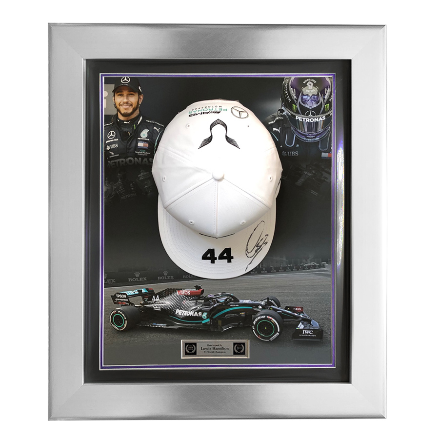 Lewis Hamilton Signed Mercedes Cap - 2020 Design 2