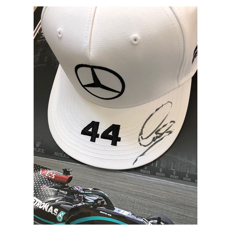 Lewis Hamilton Signed Mercedes Cap – 2020 Design 2