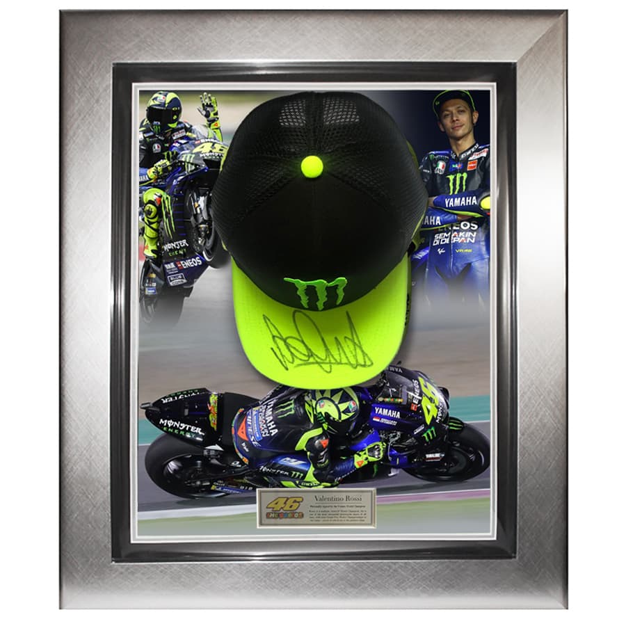 Valentino Rossi Signed Monster VR46 Cap - MotoGP