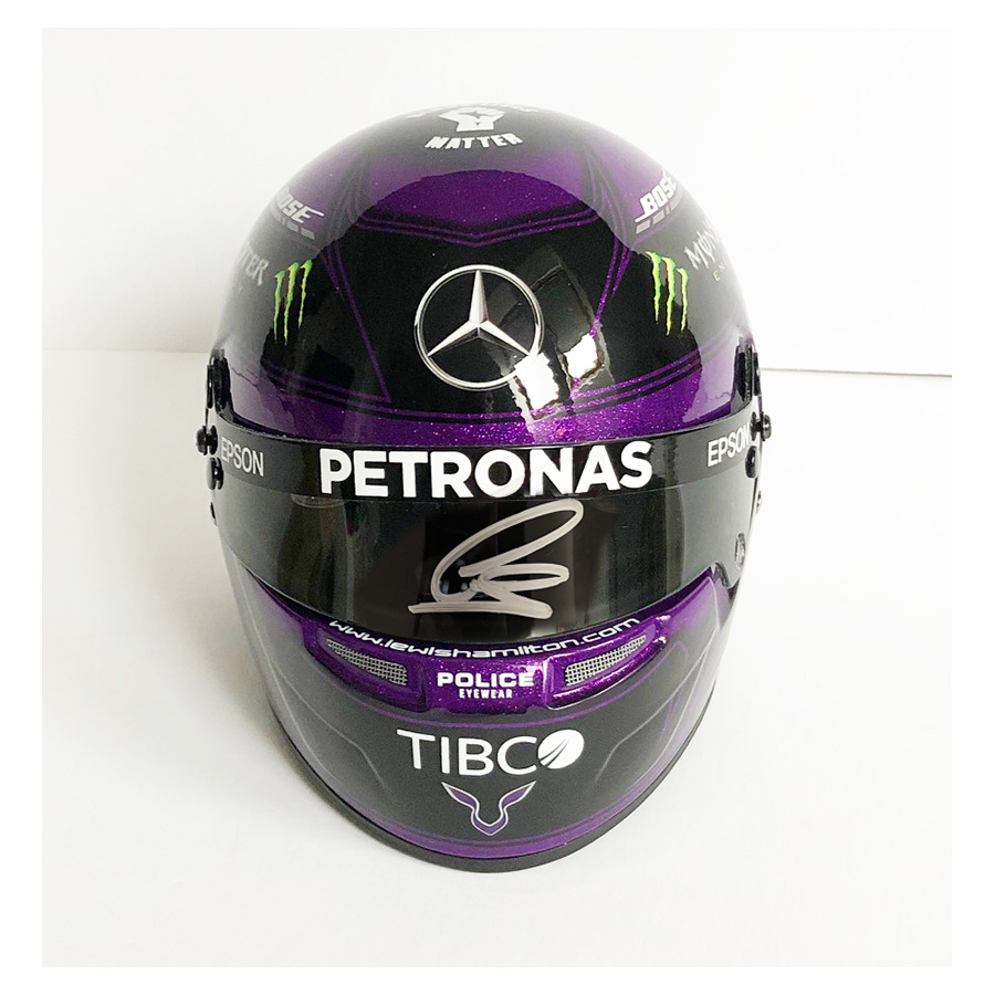 Lewis Hamilton Signed 1/2 Scale Helmet - 2020 Mercedes F1 - 7 Time World Champion