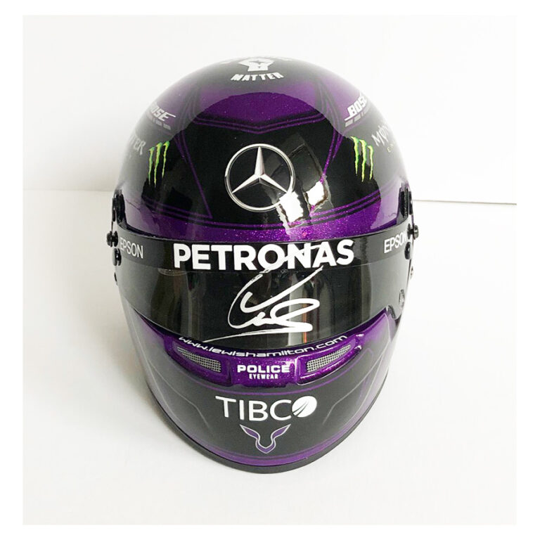 Lewis Hamilton Signed 1/2 Scale Helmet - 2020 Mercedes F1 - Elite ...