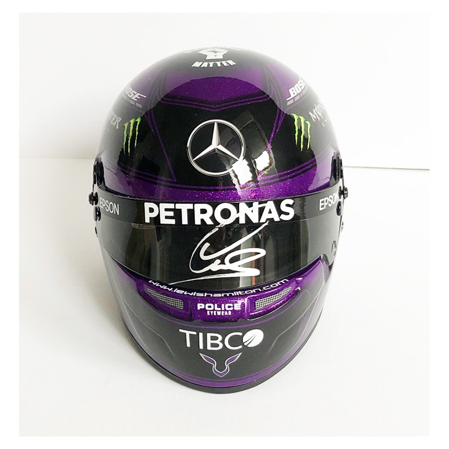 Lewis Hamilton Signed 1/2 Scale Helmet – 2020 Mercedes F1