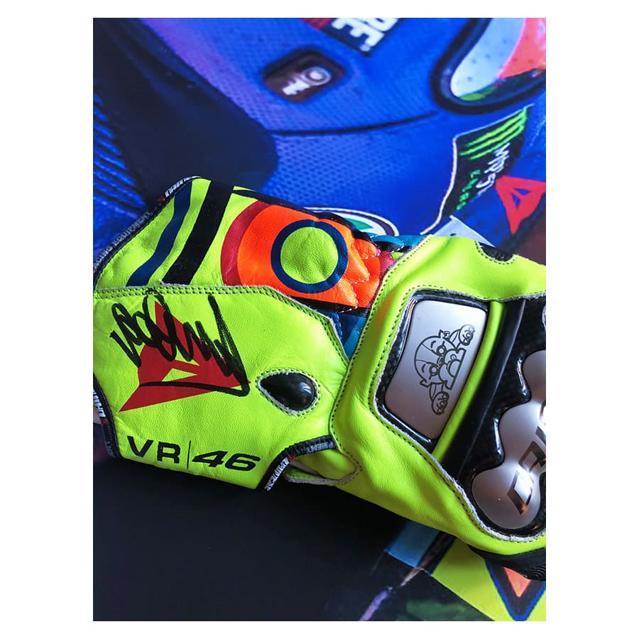 Valentino Rossi Signed Glove