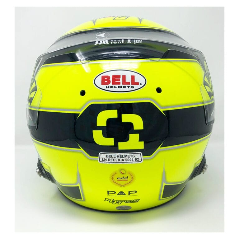 Lando Norris Signed 2021 Official Replica Bell Helmet JMD Elite