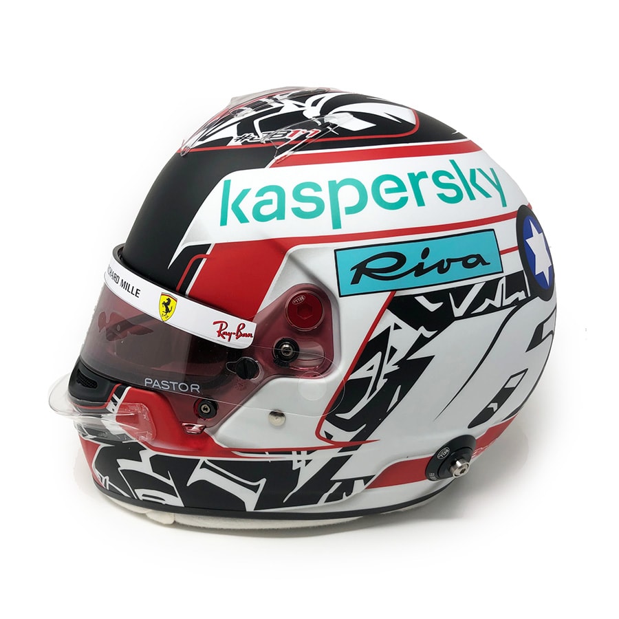 Charles Leclerc Signed Official Bell Replica Helmet  – Ferrari F1