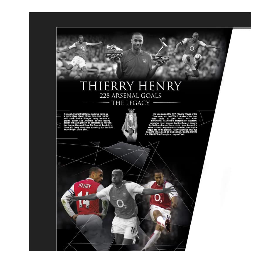 Thierry Henry Signed Arsenal FC Shirt – The Legacy Display