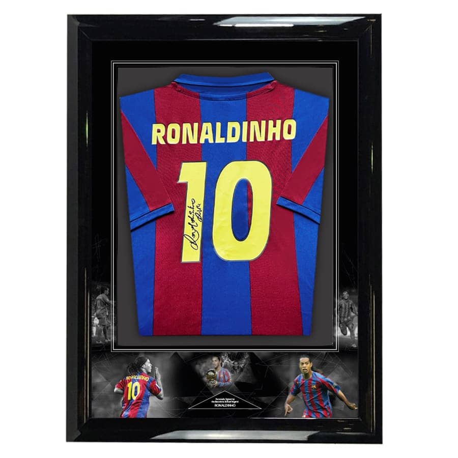 Ronaldinho Signed FC Barcelona Shirt – New Design