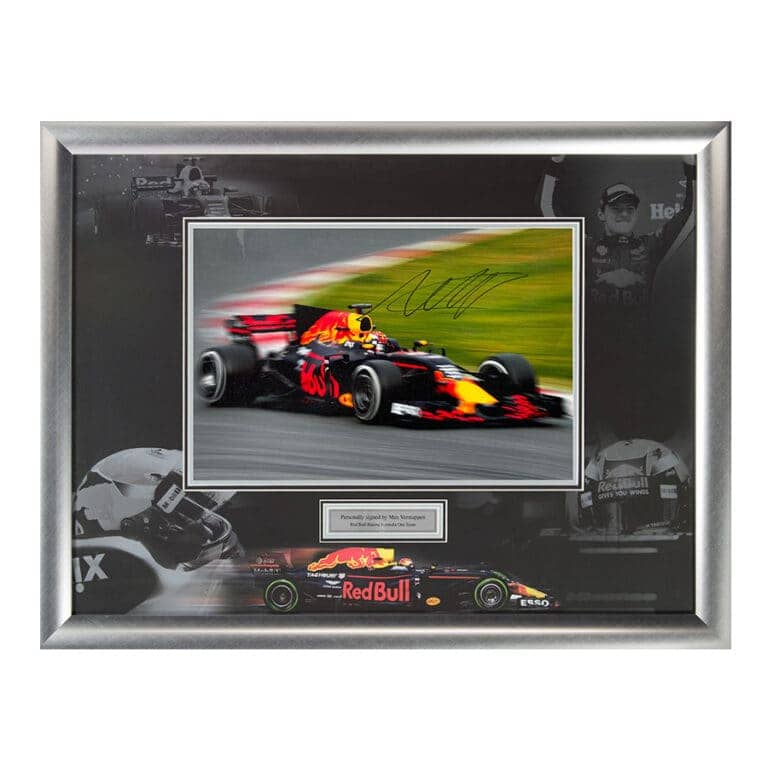 Max Verstappen Signed Photo Display 2 - Red Bull Racing - Elite Exclusives