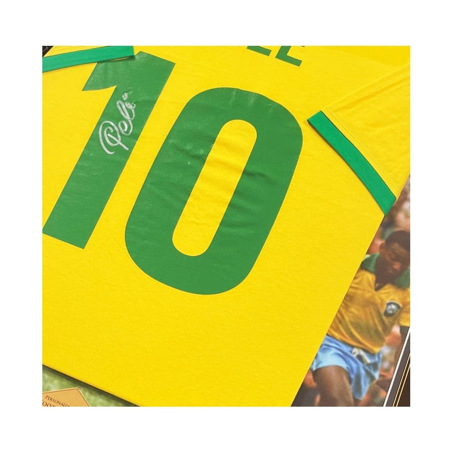 Pele Signed Brazil No.10 Shirt – The Legacy Display