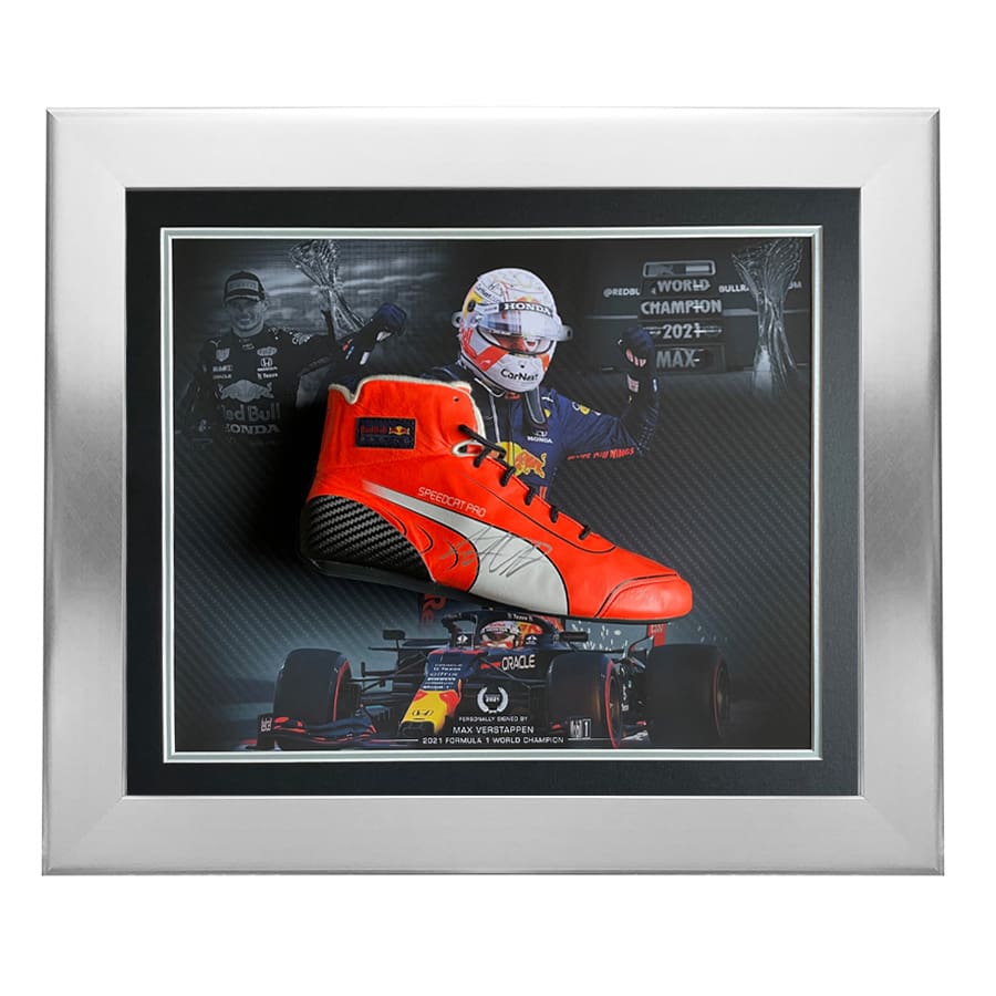 Max Verstappen Signed Official Puma Boot - F1 World Champion