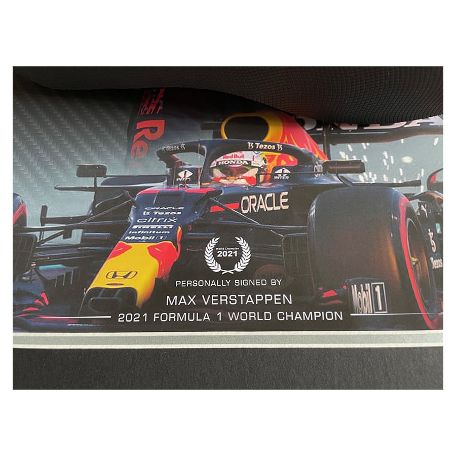 Max Verstappen Signed Official Puma Boot - F1 World Champion