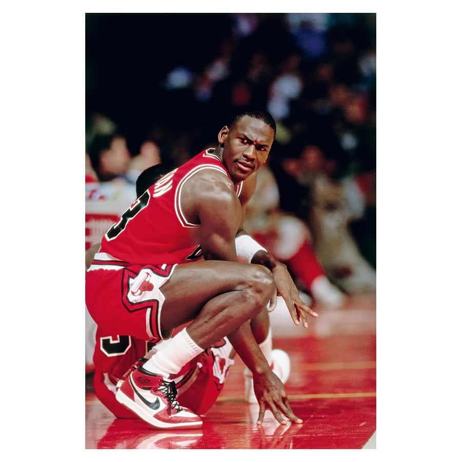 Michael Jordan Signed Jordan 1 Shoes Chicago 'The Return' - Upper Deck UDA