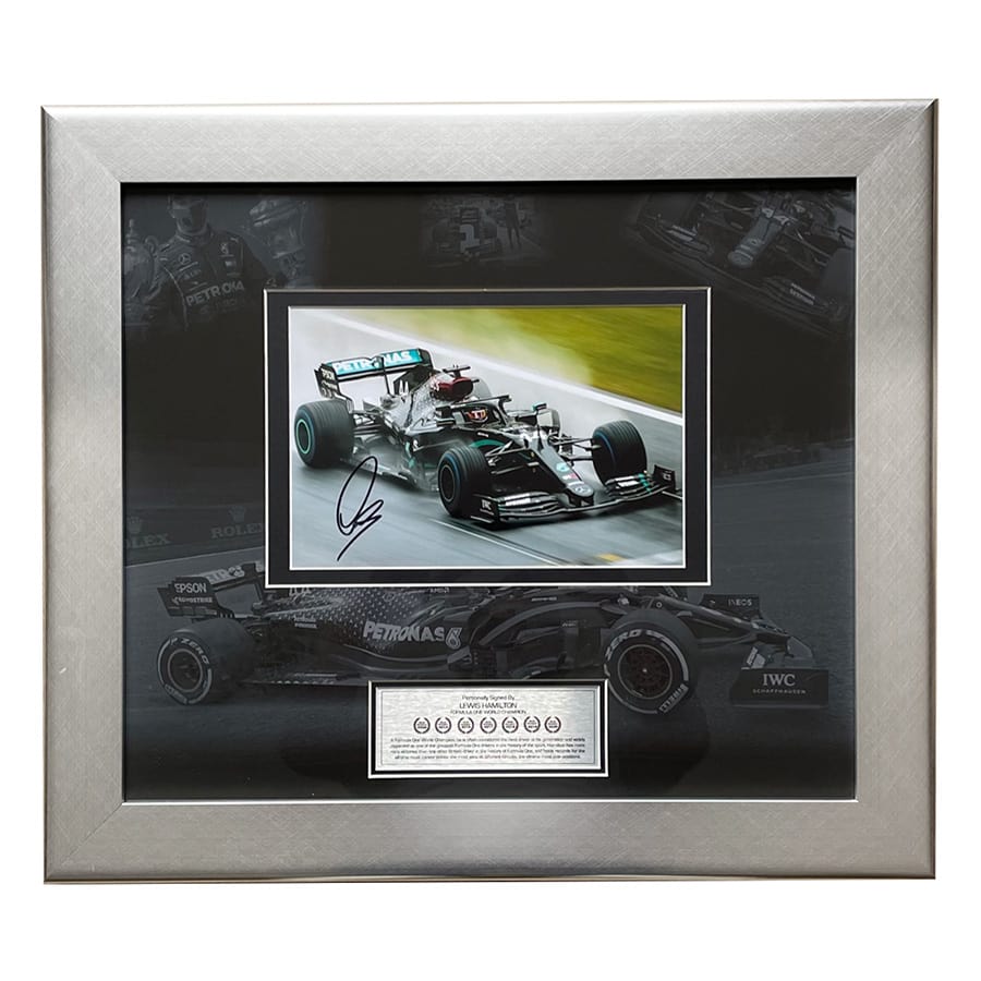 Lewis Hamilton Signed Photo 2020 Display - 7x F1 Champion