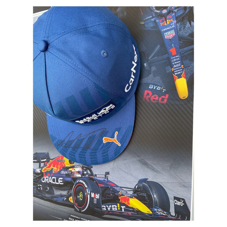 Max Verstappen Signed 2022 Spa RBR Cap - F1 World Champion - Elite ...