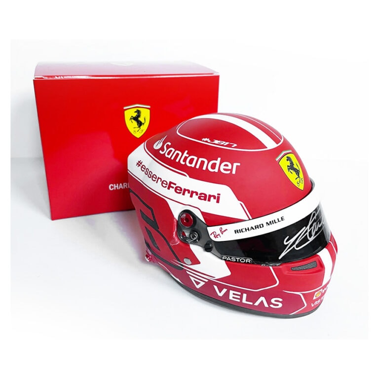 Charles Leclerc Signed 2020 mini helmet - Elite Exclusives