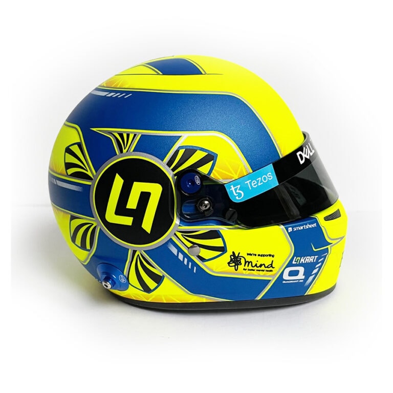 Lando Norris Signed 2022 McLaren 1/2 Scale Helmet - Elite Exclusives