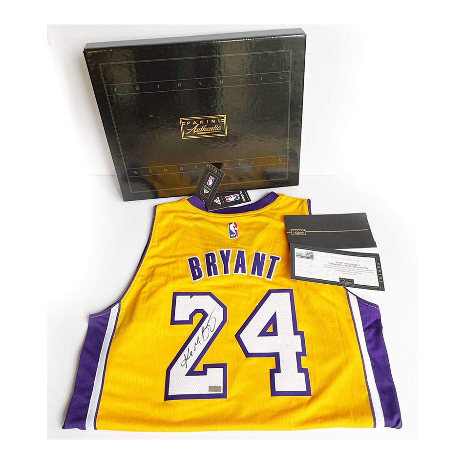 Kobe Bryant Signed LA Lakers Jersey - Panini Authentic - Elite