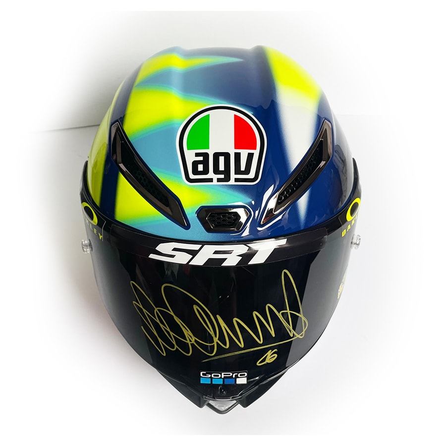 Valentino Rossi Signed 2021 Soleluna GP-RR Helmet - Elite Exclusives
